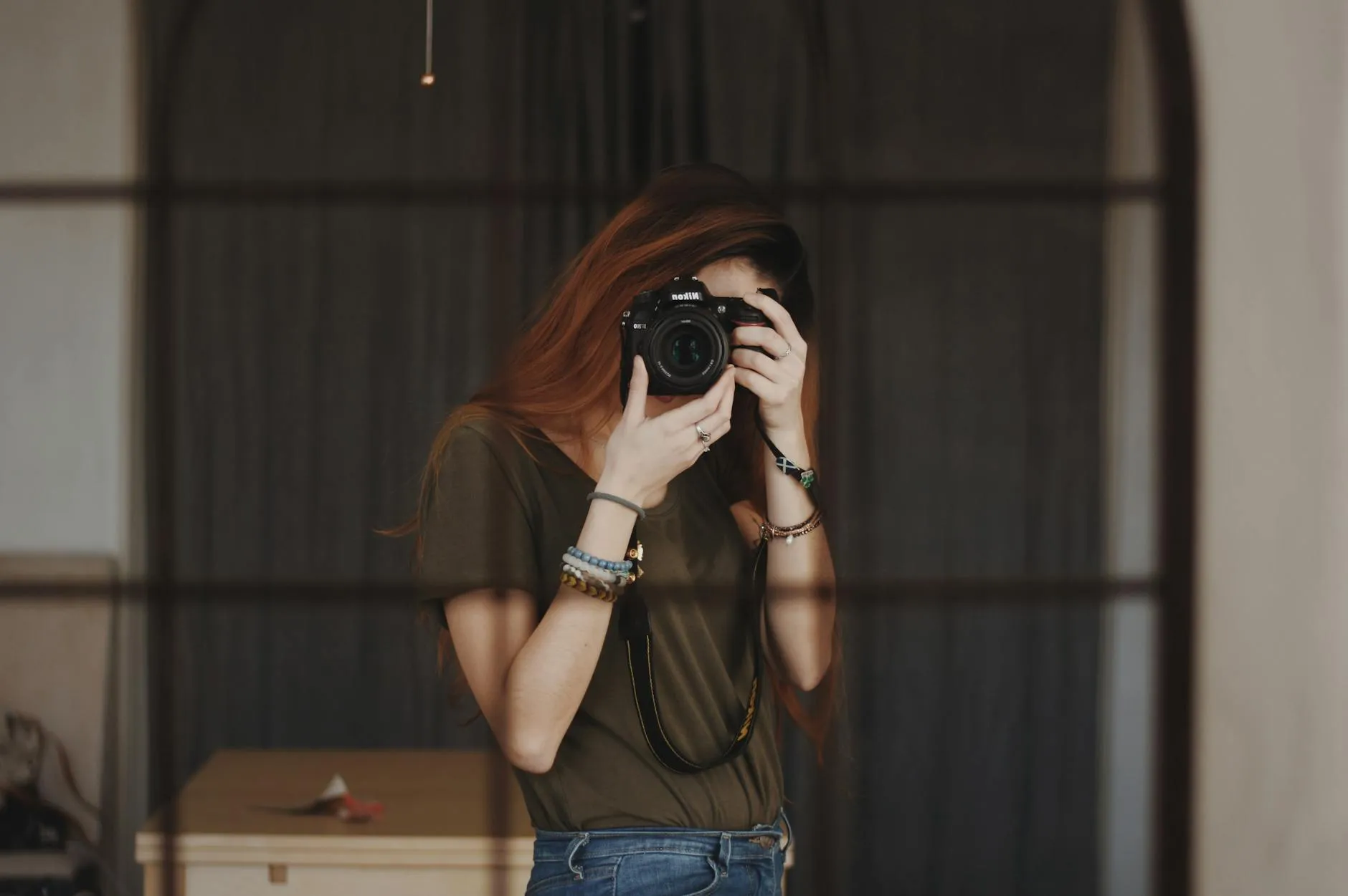 Mariska achter de camera